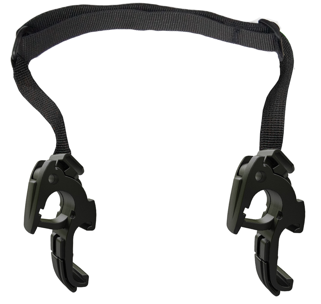 2 QL2.1 HOOKS WITH ADJUSTABLE STRAP 18MM, (NO INSERTS ADAPTABLE
