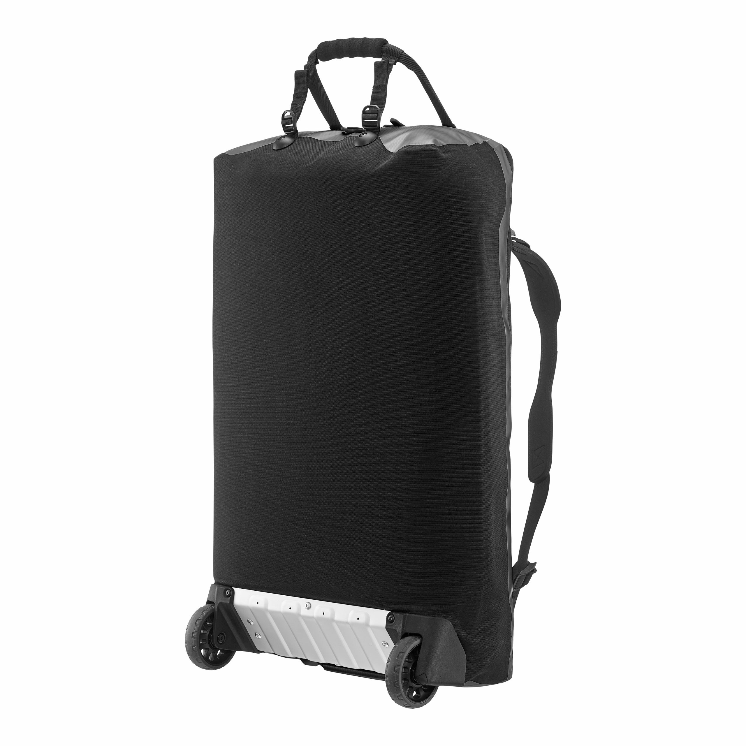 Skybags DFTSPE54BLK Scot Plus Polyester 2W Duffle Trolley Check In Bag (54  cm, Black)